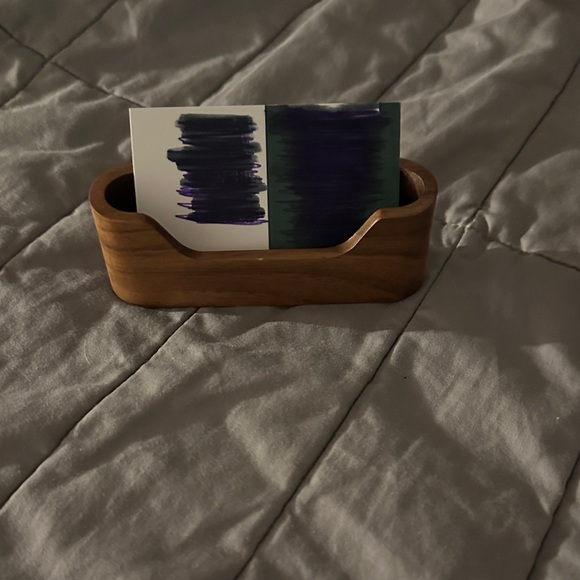 Wooden Business Card Holder - Picture 5 of 5